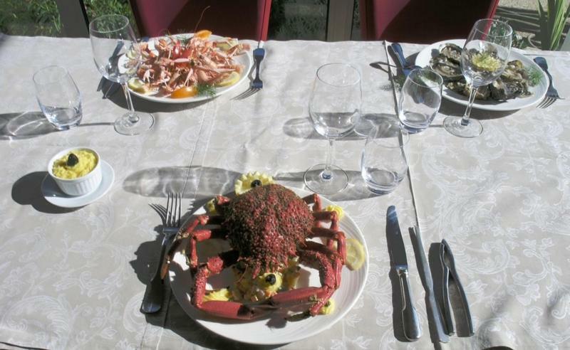 Auberge du Cabestan Hotel Restaurant Audierne Bagian luar foto
